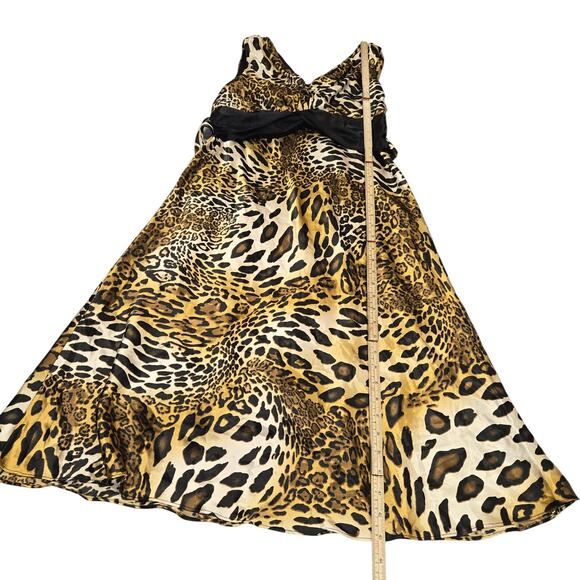 Vintage Rabbit Rabbit Rabbit Designs Women 12 Dress Animal Print Leopard Cheetah - Picture 7 of 14